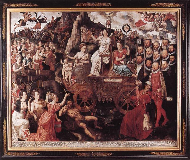 CLAEISSENS, Pieter the Younger Allegory of the 1577 Peace in the Low Countries dfg Germany oil painting art